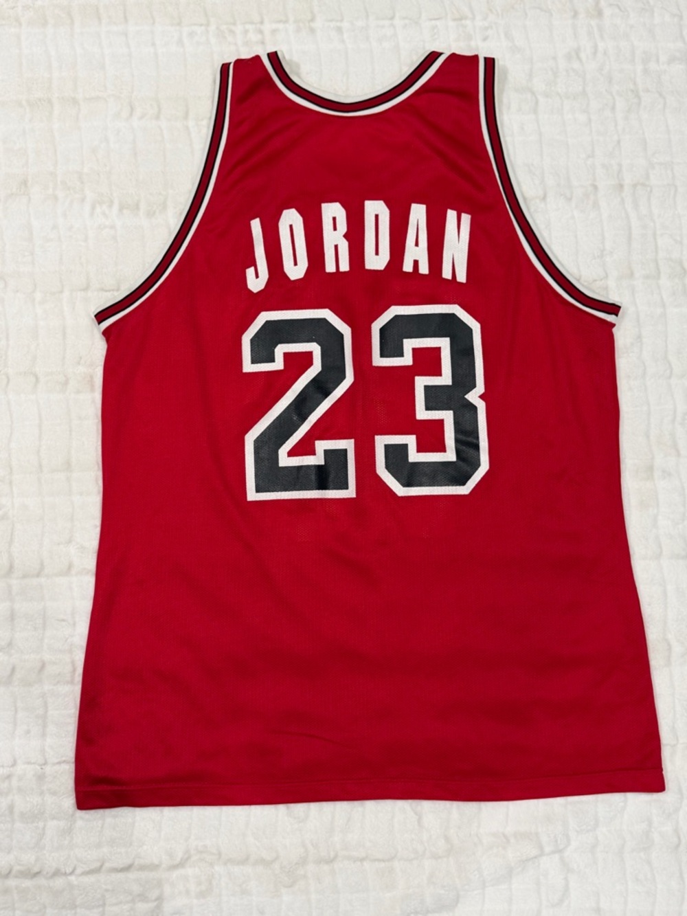 Vintage 90s Champion Chicago Bulls #23 MICHAEL JORDAN Basketball Jersey MEN’S 48